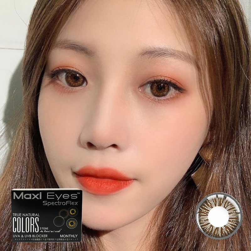 Maxi Eyes True Natural Monthly Color Series